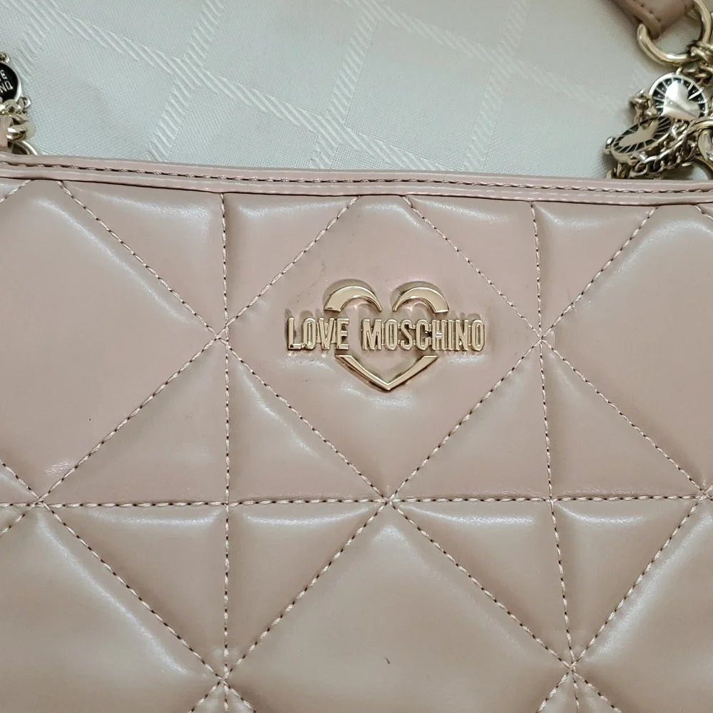 Love Moschino Pink Quilted Shoulder Bag - Picture 3 of 13